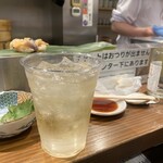 すし専門ストア かど平 - ハイボールは600円のちょっといいやつ
