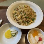 住吉飯店 - 杏仁豆腐　おしんこ付き