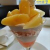タカノフルーツパーラー - 岡山県産 桃のパフェ