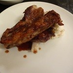 ランチのスペアリブ（醤油味）