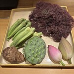 橦木町 しみず - 本日の特選野菜