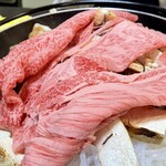 松茸屋 魚松 - その上に、近江牛！