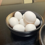 松茸屋 魚松 - 生卵、足りない時は、言って下さいね！と言われた(^_^;)