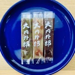田原屋 本店 - よもぎ（小豆入り）、金時豆、小豆つぶ