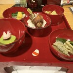 会津郷土食 鶴我 - 初めに出してもらえるお膳も美味しい。。