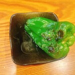 里葉亭 - ピーマン（つゆジュワジュワ）