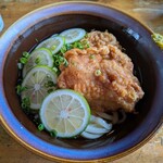 明礬うどん - 料理写真: