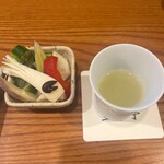 里葉亭 - エシャロット美味