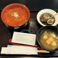 和食處　雲海 - いくら丼　具沢山みそ汁