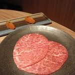 焼肉うしごろ 銀座店 - 厳選部位の焼きしゃぶ（トマトポン酢）