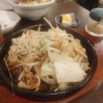 大衆食堂 うっちゃり - 辛みそ鉄板（＋100円）