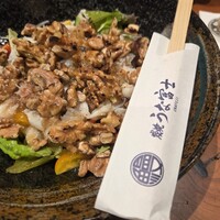 炭焼 うな富士 有楽町店 - 胡桃とカニのサラダ　たっぷりの量