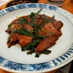 鉄なべ 荒江本店 - レバニラ