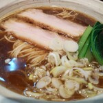 濃厚煮干そば 丸にたちばな - 煮干しそば860円