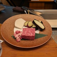 日本料理 「さくら」   ヒルトン東京お台場 - 茄子、さつまいも、蕪