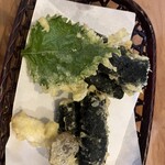 はまぐり - 小柱磯辺揚げ