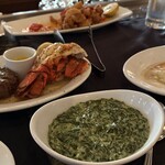 Ruth's Chris Steak House - Ruth’s Classicコースのサイド、クリームスピナッチ