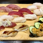 どんさん亭 - 料理写真:おまかせ20貫盛り