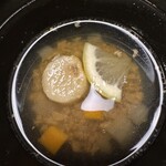 いまきん食堂 - ミンチのスープ