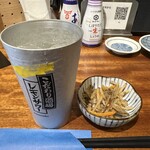 すし酒場きいち - レモンサワー（ハッピーアワー土日祝 337円、お通し385円