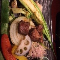 鉄板焼 天 六本木 - 肉と野菜
