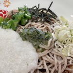 いろり庵きらく - 山形だし 夏野菜のネバトロそば