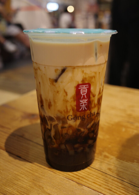 ゴンチャの飲みかけ ゴンチャ りんくうプレミアム・アウトレット店 （Gong Cha