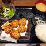 絆 個室居酒屋 - 唐揚げ定食