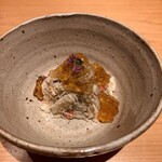 すしやのたい悟 - 毛蟹ポン酢ジュレ掛けさんでーす。①