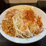豚星。 - ミニ汁無混ぜ蕎麦　1,100円