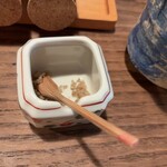 そば切り 鴨嘴 - 天ぷらのお塩