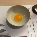 おおがみ - すき焼きの玉子