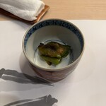 おおがみ - 付き出し(万願寺とうがらしかな？)