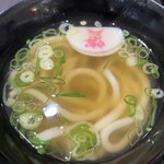 資さんうどん - ミニうどんアップです。