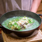魚菜料理 縄屋 - カマスと真竹と筍のお粥