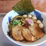 麺カフェ ひまわり - 辛い塩ラーメン麺カタメスペシャル