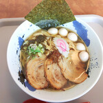 麺カフェ ひまわり - 辛い塩ラーメン麺カタメスペシャル