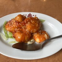 横浜中華街 北京飯店 - 海老のチリソース