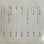 うな辰 - メニュー