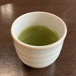 うな辰 - 猛暑日90分待ちからの熱いお茶