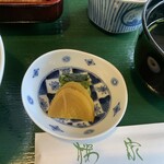 松本 うなぎ割烹桜家 - うなぎ定食の香の物