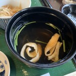松本 うなぎ割烹桜家 - うなぎ定食の肝吸い