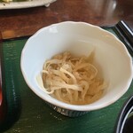 松本 うなぎ割烹桜家 - うなぎ定食の小鉢