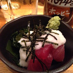 飲食笑商何屋ねこ膳 - 2014.10 まぐろ山かけ