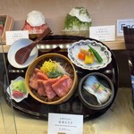 すき焼きと牛まぶし ももしき - 