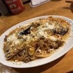 和伊ん食堂 ハコ - 茄子の自家製ボロネーゼ