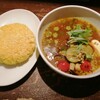 イエロースパイス - 日替わりスープカレー夏野菜炒め1600円