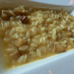 イタリアの秋の味覚「ポルチーニ」のリゾット　タイム風味