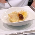 多から - 無花果の天ぷら　田楽味噌