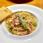 クラシコ - 『クリームパスタ』ベーコン＆アスパラ